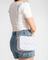Bolsa feminina com alça corrente transversal de ombro ajustavel