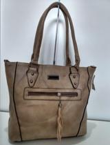 Bolsa feminina com alça de mão e transversal removível Bolsa feminina com alça de mão e transversal removível