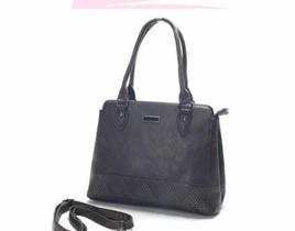 Bolsa feminina com alça de mão e transversal removível Bolsa feminina com alça de mão e transversal removível