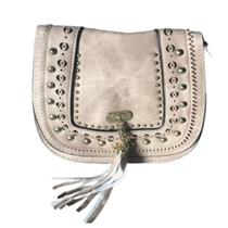 Bolsa Feminina Com Alça Transversal Bege AC32