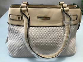 Bolsa Feminina com Zíper - Caramelo