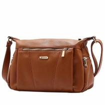 Bolsa Feminina Compartimento externo e Alça de Ombro Chenson