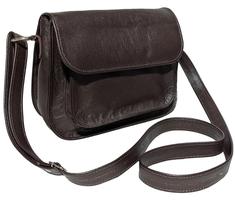 Bolsa Feminina Couro Bovino Necessaire Crossbody Tiracol