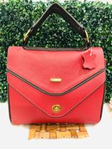 Bolsa feminina couro legítimo, marca Ongaratto, alça de mão e tiracolo Bolsa feminina couro legítimo, marca Ongaratto, alça de mão e tiracolo
