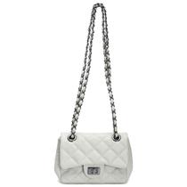 Bolsa Feminina Couro Legitimo Matelassê Pequena Mini Bag