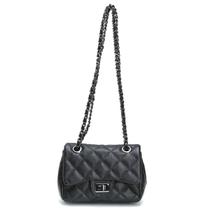 Bolsa Feminina Couro Legitimo Matelassê Pequena Mini Bag