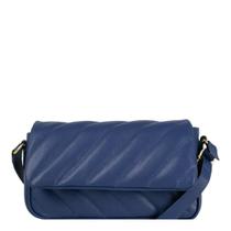 Bolsa Feminina Couro Marinho Matelassê