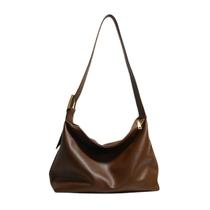 Bolsa Feminina Couro Vintage Pu De Grande Capacidade