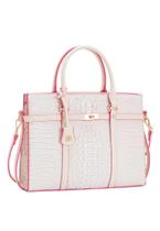 Bolsa Feminina Croco Deluxe Satchel 3483909 - Chenson