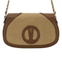 Bolsa Feminina Crossbody Capuccino Vizzano 10102.1 Bolsa Feminina Crossbody Capuccino Vizzano 10102.1