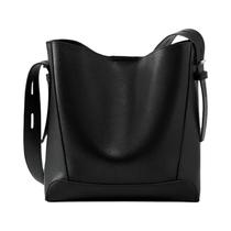 Bolsa Feminina Crossbody de Couro Genuíno - Grande Capacidade e Design Luxuoso