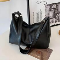 Bolsa Feminina Crossbody de Couro PU - Grande Capacidade, Estilo Vintage e Elegante