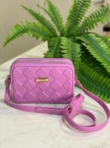 Bolsa Feminina Crossbody, Modelo Ana, Lilás!