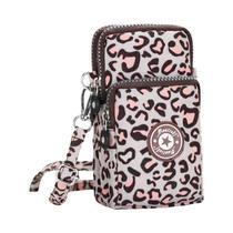 Bolsa Feminina Crossbody Vertical para Celular - Bolsa de Pano para Caminhada