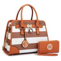 Bolsa feminina Dasein com alça superior, bolsa de material vegano