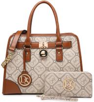 Bolsa feminina Dasein com alça superior, bolsa de ombro