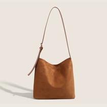 Bolsa Feminina De Camurça Espaçosa Casual Elegante Trabalho