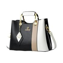 Bolsa Feminina De Contraste De Grande Capacidade Versátil Casual Ombro Crossbody Bolsa Tote Urbana