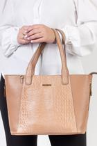 Bolsa feminina de couro croco Audrey