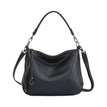 Bolsa Feminina de Couro Genuíno Vintage - Bolsa de Ombro Crossbody Zency 2024