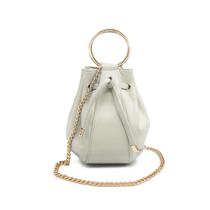 Bolsa feminina de couro legítimo off white Mia Bolsa feminina de couro legítimo off white Mia