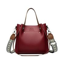 Bolsa Feminina de Couro Macio - Grande Capacidade, Luxo e Estilo Crossbody