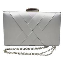 Bolsa Feminina De Festa Clutch Elegante Tendência Detalhe X