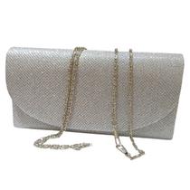 Bolsa Feminina De Festa Clutch Glitter Brilho Luxo