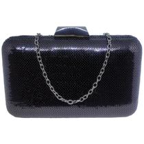 Bolsa Feminina De Festa Clutch Quadrada Paetês Cores Variadas