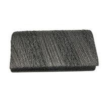 Bolsa feminina de festa grafite - Biju Store - BF08