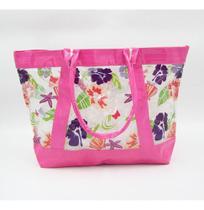 Bolsa Feminina De Malha Transparente De Ombro Moda Praia