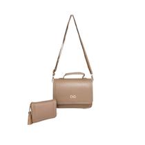 Bolsa Feminina De Mão Alça Transversal Regulável + Carteira