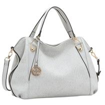 Bolsa Feminina de Mão Chenson CG85439 Confort Chic Cor:Cinza Bolsa Feminina de Mão Chenson CG85439 Confort Chic Cor:Cinza