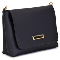 Bolsa Feminina de Mão e Transversal Preto Bolsa Feminina de Mão e Transversal Preto