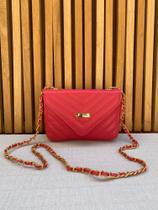 Bolsa feminina de mão ombro e tira colo bolsinha pequena