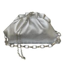 Bolsa Feminina de Mão Pouch Duas Alças Corrente Clutch