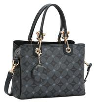 Bolsa Feminina de Mão / Transversal Chenson CG85378 Monograma Contemporâneo Cor:Preto