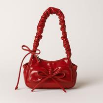 Bolsa Feminina De Ombro Alça Franzida Elegante Festa Balada