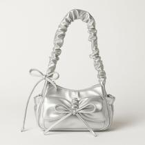 Bolsa Feminina De Ombro Alça Franzida Elegante Festa Balada