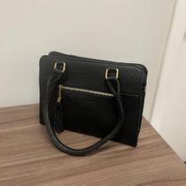 Bolsa Feminina de Ombro com Alca Removivel Preta Bolsa Feminina de Ombro com Alca Removivel Preta