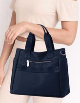 Bolsa Feminina de Ombro com Zíper Estilo e Praticidade