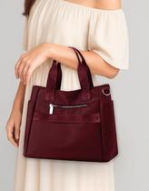 Bolsa Feminina de Ombro com Zíper Estilo e Praticidade