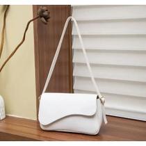 Bolsa Feminina de Ombro Elegante Alça Regulavel Cor:Branco