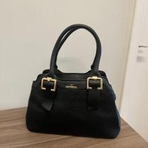 Bolsa Feminina de Ombro em Couro Preto H-004 Bolsa Feminina de Ombro em Couro Preto H-004