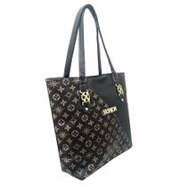 Bolsa Feminina de Ombro Fashion Espaçosa com Estampa Reforçada Bolsa Feminina de Ombro Fashion Espaçosa com Estampa Reforçada