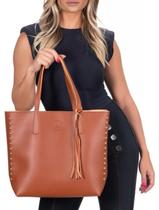 Bolsa Feminina de Ombro modelo Saco Tote Shopping , para trabalho, passeios , e falculdade . Modelo classico Versatil