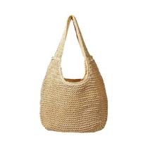 Bolsa Feminina de Palha Grande - Bolsa de Verão para Praia e Férias Bolsa Feminina de Palha Grande - Bolsa de Verão para Praia e Férias