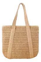 Bolsa Feminina De Palha Grande Luxo Praia Piscina Verão Top