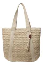 Bolsa Feminina De Palha Grande Moda Praia Piscina Verão Top Bolsa Feminina De Palha Grande Moda Praia Piscina Verão Top