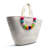 Bolsa Feminina De Palha Pequena Tiracolo Transversal Verão Bolsa Feminina De Palha Pequena Tiracolo Transversal Verão